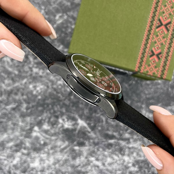 Awarder Embroidery Black-Red Black Automatic 10ATM - 1202-0008-29 Awarder Embroidery Black-Red Black Automatic 10ATM - 1202-0008-29