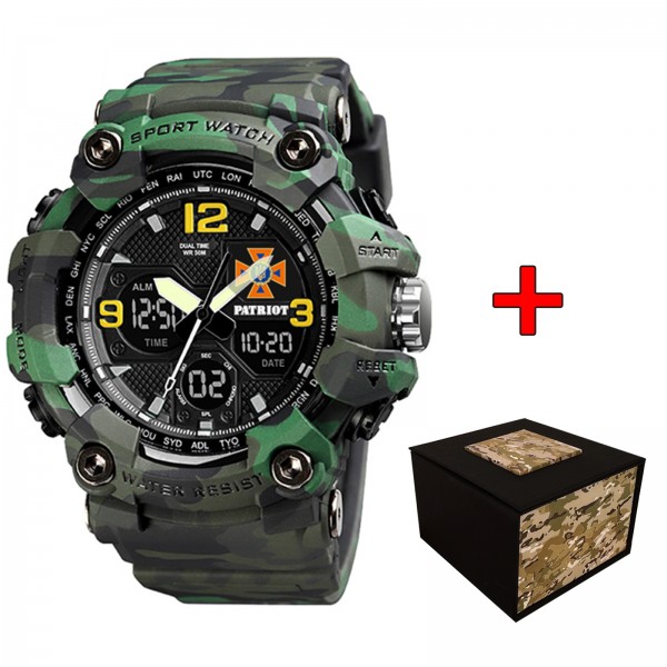 Patriot 006CMGRDSNS ДСНС Зелений камуфляж + Коробка - 1201-0273-30