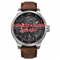 Awarder 058 Silver-Red Leather Індивідуальний дизайн