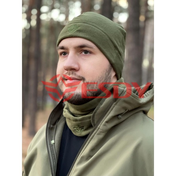 Баф флісовий двошаровий з фіксатором. ESDY. Олива - 3591936 Баф флісовий двошаровий з фіксатором. ESDY. Олива - 3591936