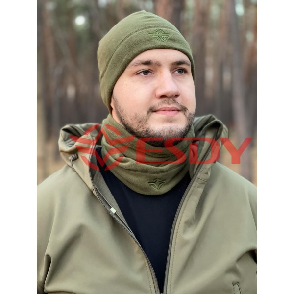 Баф флісовий двошаровий з фіксатором. ESDY. Олива - 3591936 Баф флісовий двошаровий з фіксатором. ESDY. Олива - 3591936