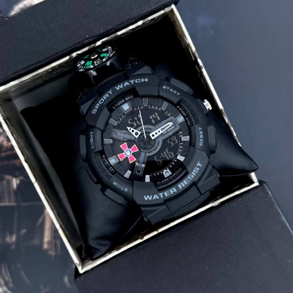 Patriot 005BKSU ЗСУ Чорні Паракордовий ремінець Black + Коробка. - 1201-0323-30