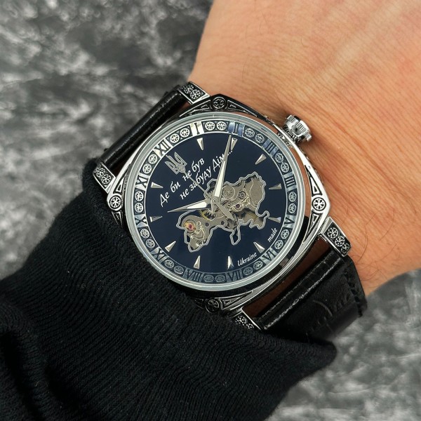 Patriot 021-3D Скелетон Не забуду дім Silver-Black - 1201-0529-30 Patriot 021-3D Скелетон Не забуду дім Silver-Black - 1201-0529-30