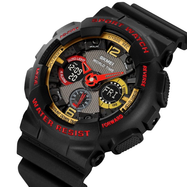 Skmei 2118BKRD Black-Red - 3591486