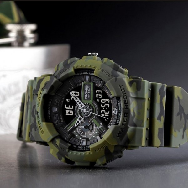 Skmei 1688 Green-Black Military - 3590066 Skmei 1688 Green-Black Military - 3590066