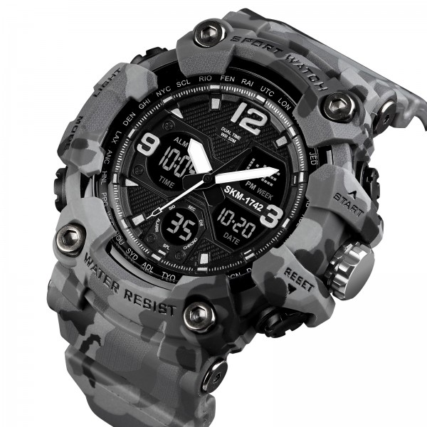 Skmei 1742 Gray Military. SALE - 3590086 Skmei 1742 Gray Military. SALE - 3590086