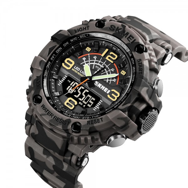 Skmei 1617 Gray-Military - 3590096 Skmei 1617 Gray-Military - 3590096