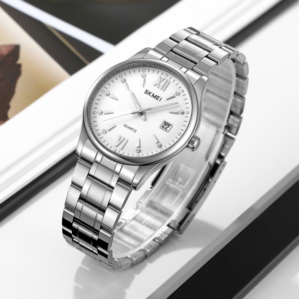 Skmei 2158SIWT Silver-White - 3591496