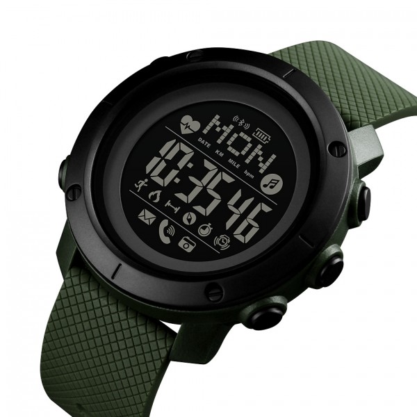Skmei 1512AG Army Green Smart Watch + Compass - 3590146 Skmei 1512AG Army Green Smart Watch + Compass - 3590146