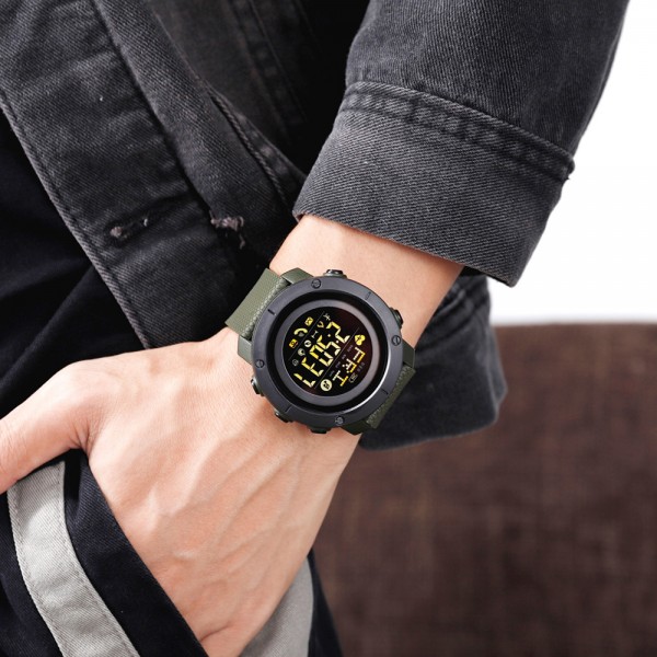 Skmei 1512AG Army Green Smart Watch + Compass - 3590146 Skmei 1512AG Army Green Smart Watch + Compass - 3590146