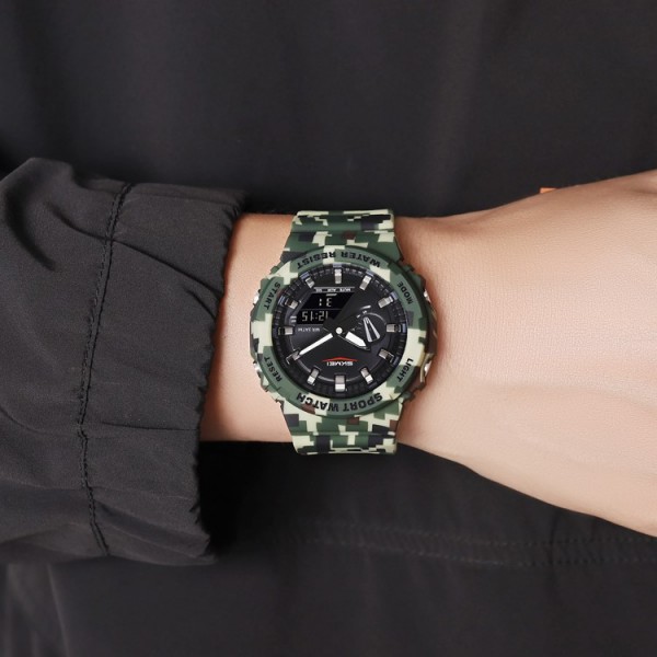 Skmei 2351CMGN Camo Green - 3591746