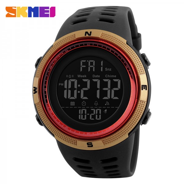 Skmei 1251GDRD Black-Gold-Red SALE - 3590236