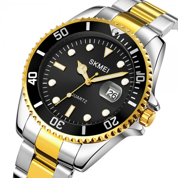 Skmei 1779TGDBK Silver-Gold-Black - 3590276 Skmei 1779TGDBK Silver-Gold-Black - 3590276