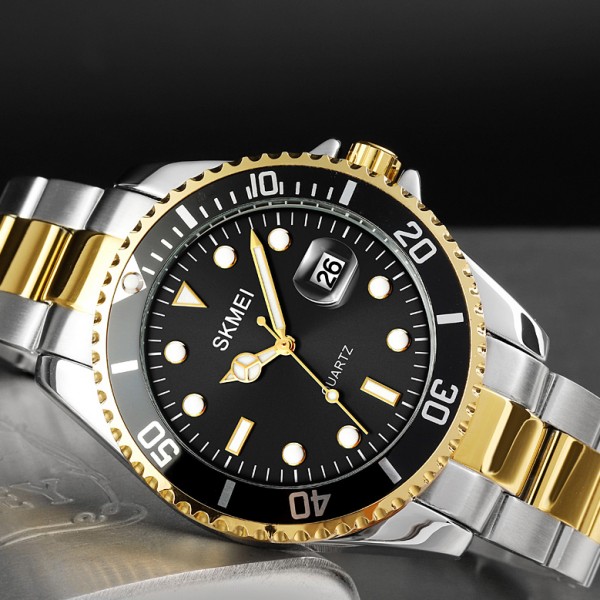 Skmei 1779TGDBK Silver-Gold-Black - 3590276 Skmei 1779TGDBK Silver-Gold-Black - 3590276