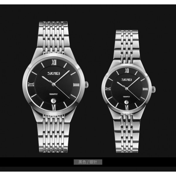 Skmei 9139BKSI-S Black-Silver S - 3590596