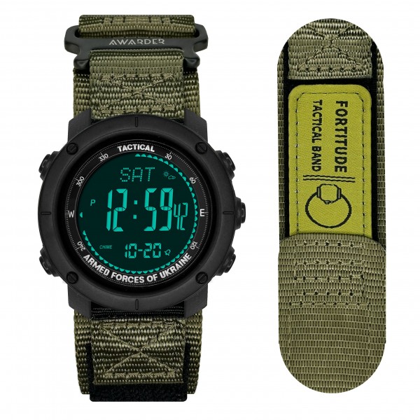 Awarder 036 Nylon Black-Army Green - 1202-0099-29