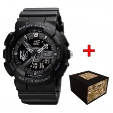 Awarder 005 Тризуб срібло Black