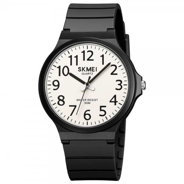 Skmei 2108BKWT-AC Black White-AC - 3591076