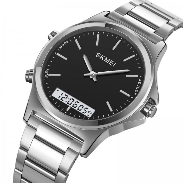 Skmei 2120SIBK Silver-Black - 3591106