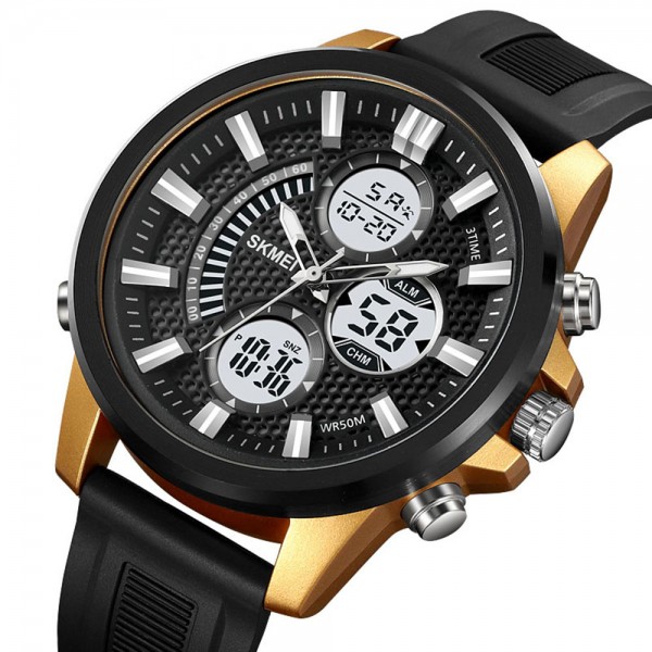 Skmei 2235BKGDWT Black-Gold-White SALE - 3591126