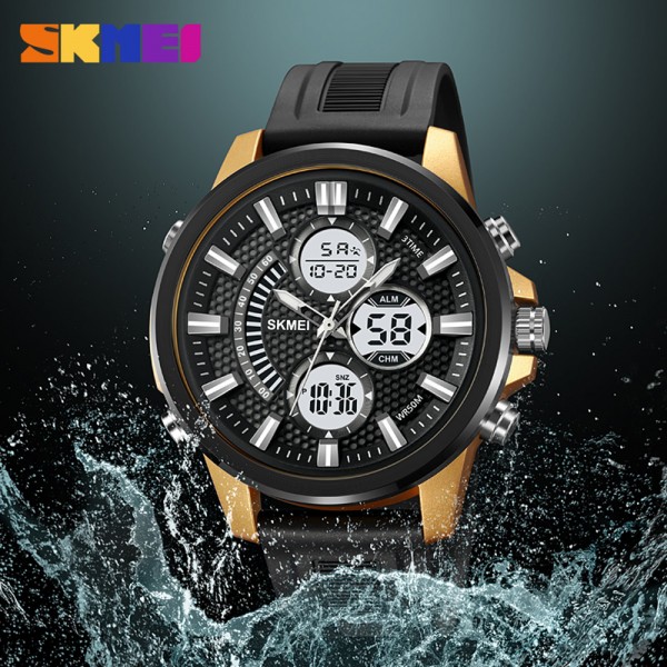 Skmei 2235BKGDWT Black-Gold-White SALE - 3591126