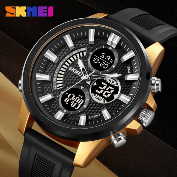 Skmei 2235BKGDBK Black-Gold-Black SALE - 3591136