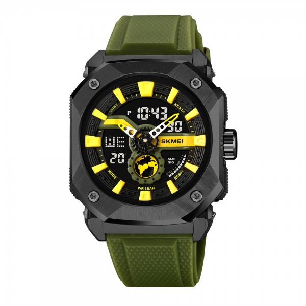Skmei 2272BKAG Black-Army Green - 3591206