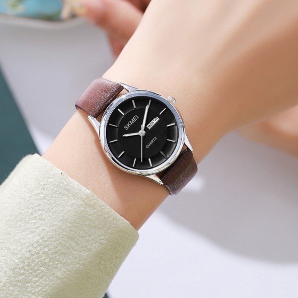 Skmei 2251SIBN Silver-Brown - 3591426