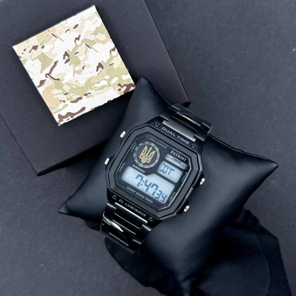 Patriot 011BKUAGD Тризуб золото Чорні + Коробка. - 1201-0234-30