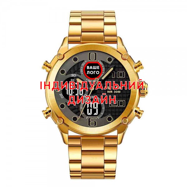 Awarder 017 Gold-Black Steel Индивидуальный дизайн - 1202-0590-29