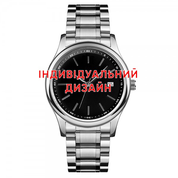 Awarder 023 Silver-Black Steel Индивидуальный дизайн - 1202-0622-29