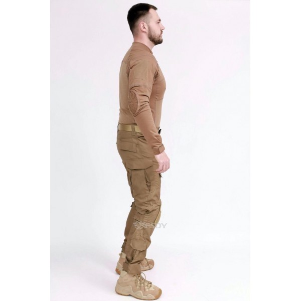 Костюм ESDY тактичний. Убакс+наколінники. Койот - 3591937 Костюм ESDY тактичний. Убакс+наколінники. Койот - 3591937