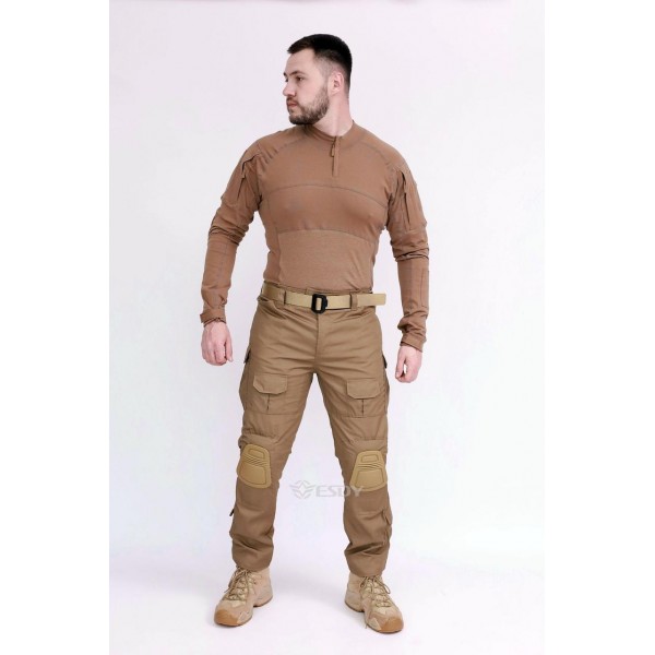Костюм ESDY тактичний. Убакс+наколінники. Койот - 3591937 Костюм ESDY тактичний. Убакс+наколінники. Койот - 3591937