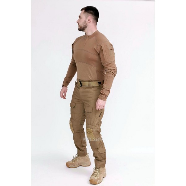 Костюм ESDY тактичний. Убакс+наколінники. Койот - 3591937 Костюм ESDY тактичний. Убакс+наколінники. Койот - 3591937