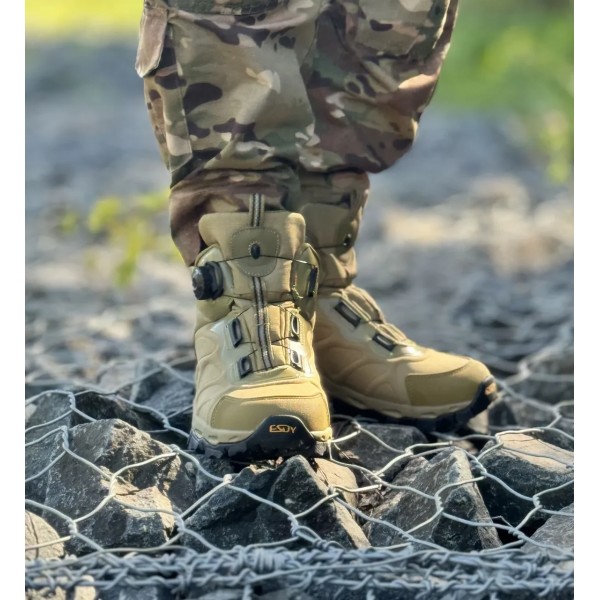 Кросівки трекінгові з автошнуруванням. ESDY. Койот - 3591947 Кросівки трекінгові з автошнуруванням. ESDY. Койот - 3591947