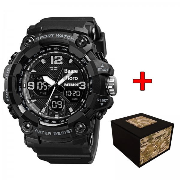 Patriot 006BK Ваше лого Чорні + Коробка - 1201-0295-30