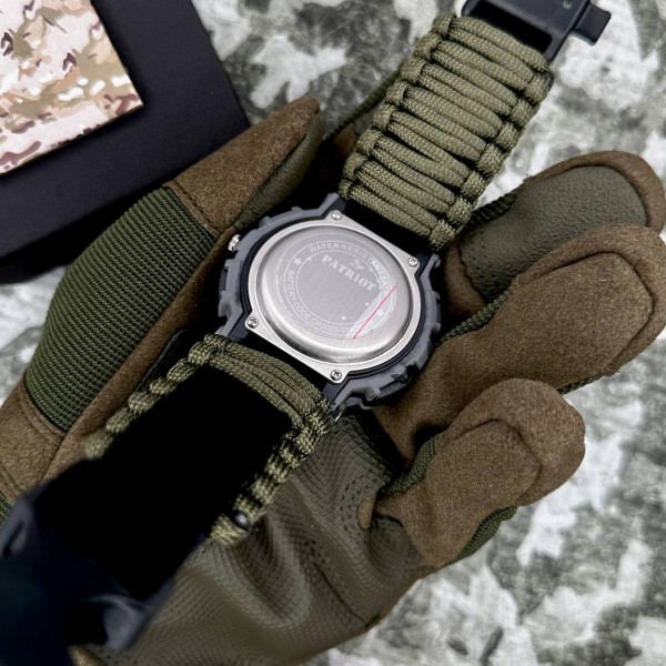 Patriot 005CMGYSU ЗСУ Сірий камуфляж Паракордовий ремінець Army Green + Коробка - 1201-0328-30 Patriot 005CMGYSU ЗСУ Сірий камуфляж Паракордовий ремінець Army Green + Коробка - 1201-0328-30
