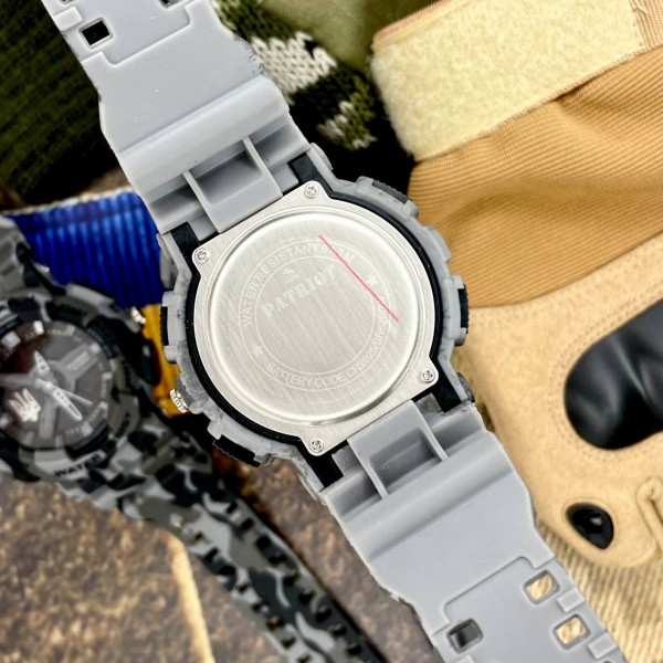 Patriot 005 Тризуб срібло Camo Grey + Коробка. - 1201-0379-30 Patriot 005 Тризуб срібло Camo Grey + Коробка. - 1201-0379-30