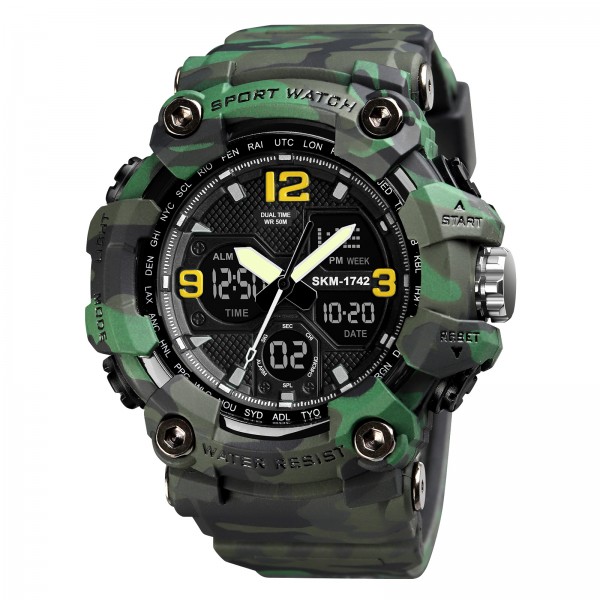 Skmei 1742 Green Military - 3590087