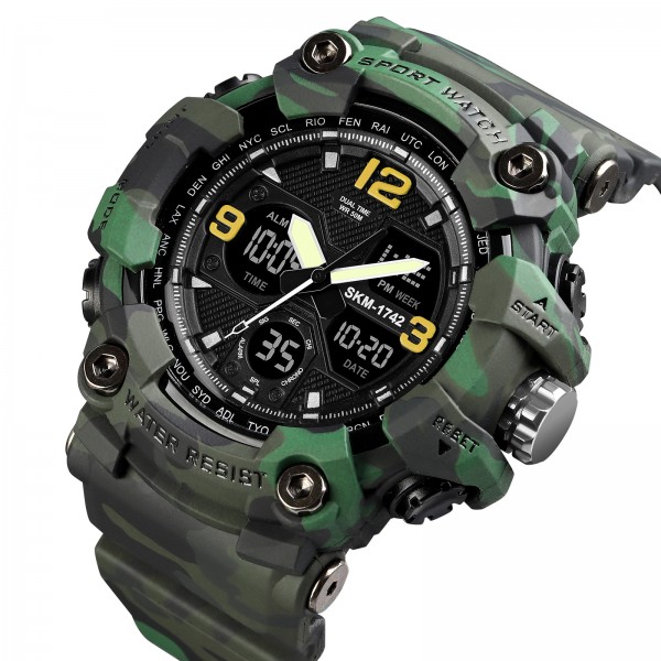 Skmei 1742 Green Military - 3590087