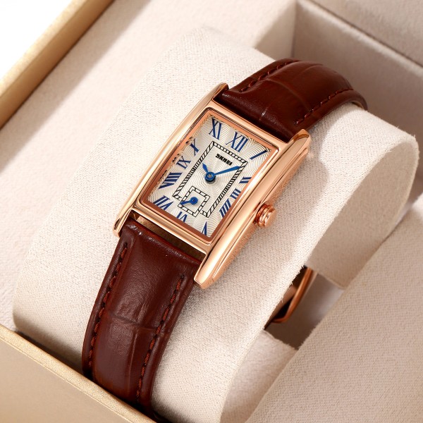Skmei 2297RGBN Rose Gold-Brown - 3591747