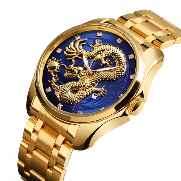 Skmei 9193GDBU Gold-Blue - 3591767