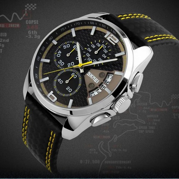 Skmei 9106YL Silver-Black-Yellow SALE - 3590257 Skmei 9106YL Silver-Black-Yellow SALE - 3590257