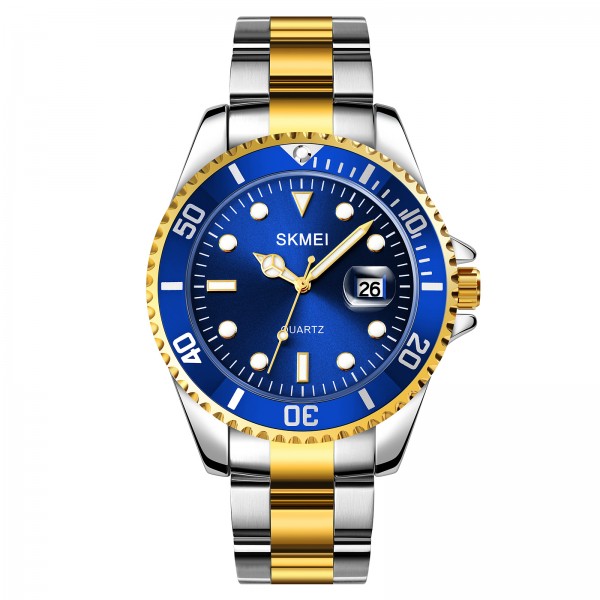 Skmei 1779TGDBU Silver-Gold-Blue - 3590277