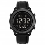 Skmei 1864LBKBK Black-Black Leather SALE