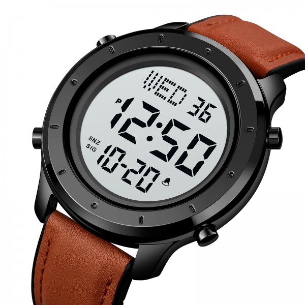 Skmei 1864LBNWT Brown-White Leather - 3590377 Skmei 1864LBNWT Brown-White Leather - 3590377