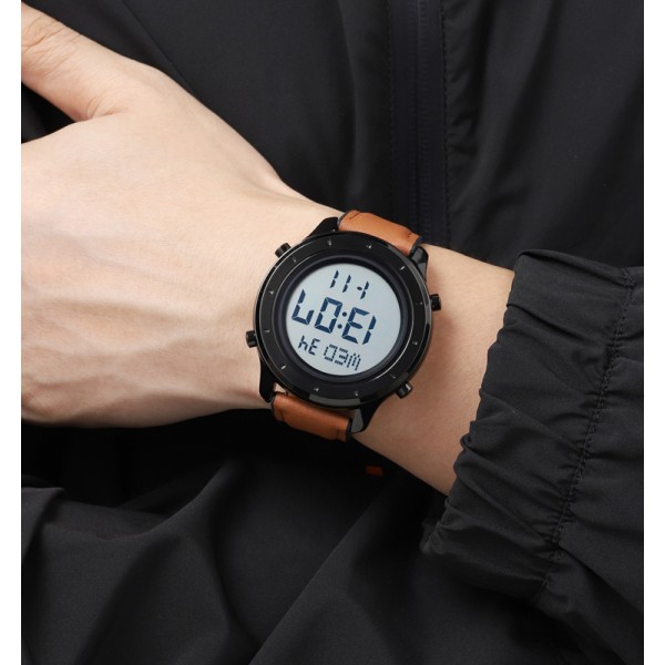 Skmei 1864LBNWT Brown-White Leather - 3590377 Skmei 1864LBNWT Brown-White Leather - 3590377