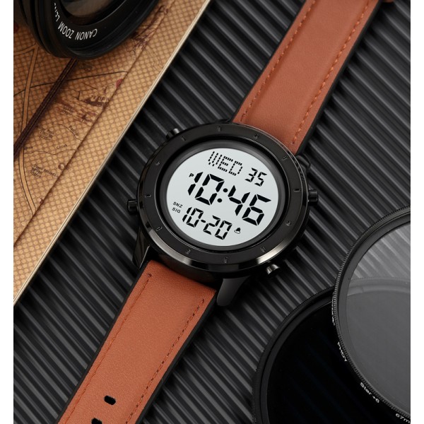 Skmei 1864LBNWT Brown-White Leather - 3590377 Skmei 1864LBNWT Brown-White Leather - 3590377