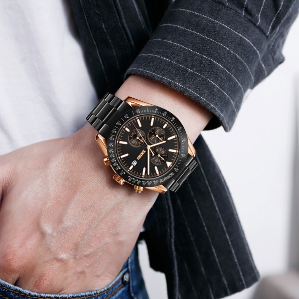 Skmei 9253RGBK Rose Gold-Black - 3591847 Skmei 9253RGBK Rose Gold-Black - 3591847