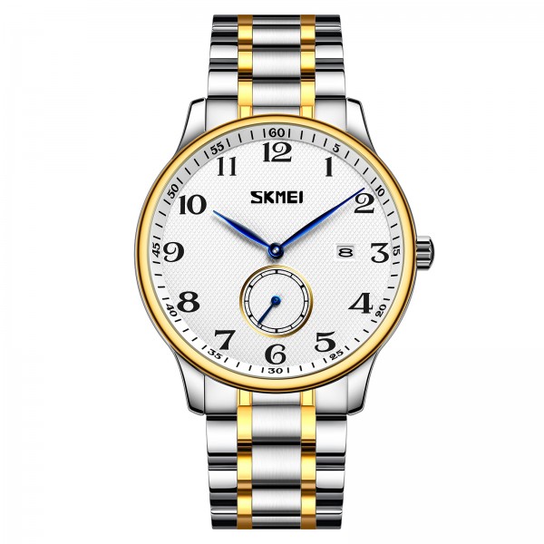 Skmei 9297GDSI-AC Gold-Silver Numbers - 3590647